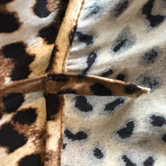 Roberto Cavalli Leopard Print Camisole with Black Lace Detail - Picture 5 of 12